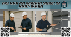Quick Garage Door Maintenance Checklist for Property Managers - Kirby Garage Doors Co.