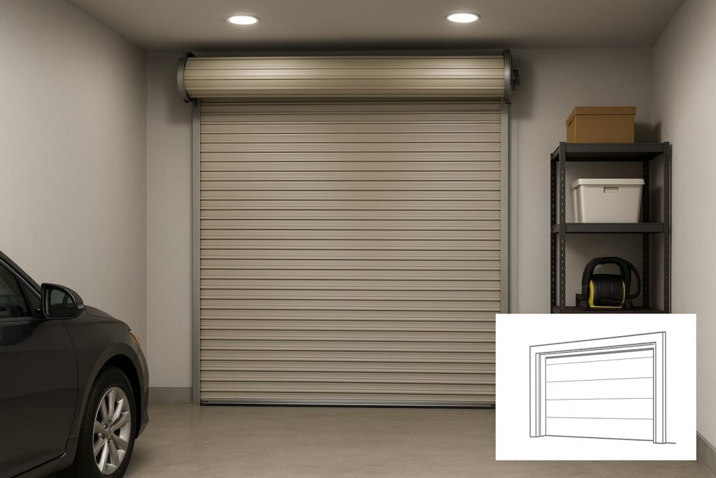 roll-up garage door