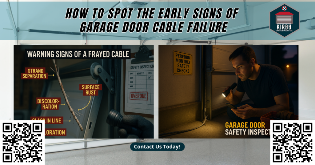 How to Spot the Early Signs of Garage Door Cable Failure - Kirby Garage Doors Co.