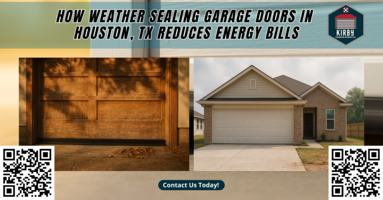 How Weather Sealing Garage Doors in Houston, TX, Reduces Energy Bills - Kirby Garage Doors Co.