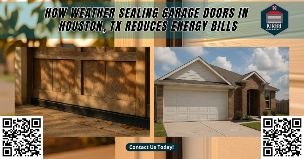 How Weather Sealing Garage Doors in Houston, TX, Reduces Energy Bills