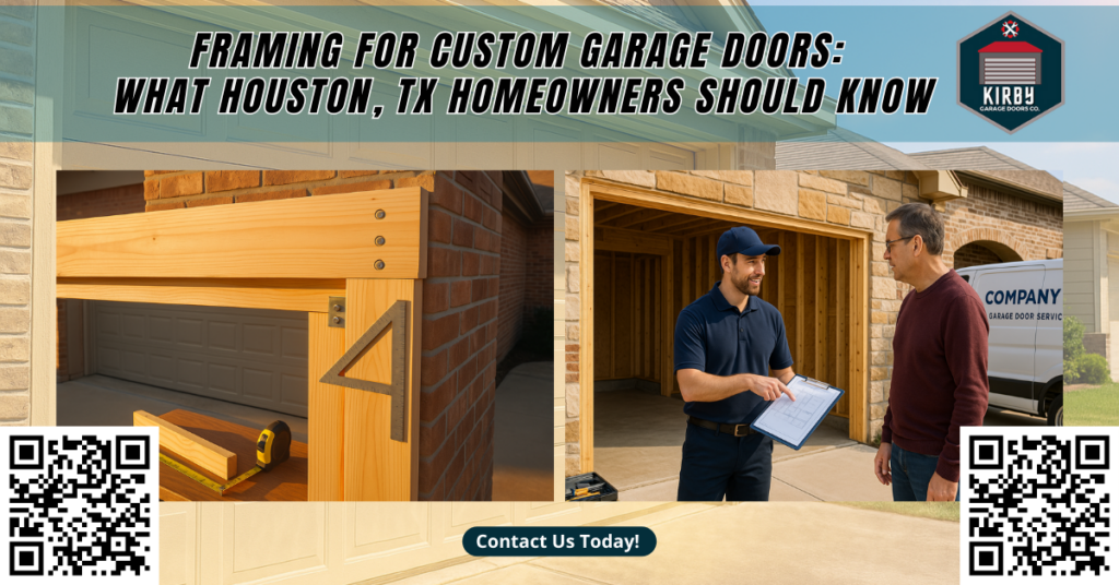 Framing for Custom Garage Doors: What Houston, TX Homeowners Should Know - Kirby Garage Doors Co.