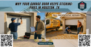 Why Your Garage Door Keeps Sticking: Fixes in Houston, TX - Kirby Garage Doors Co.
