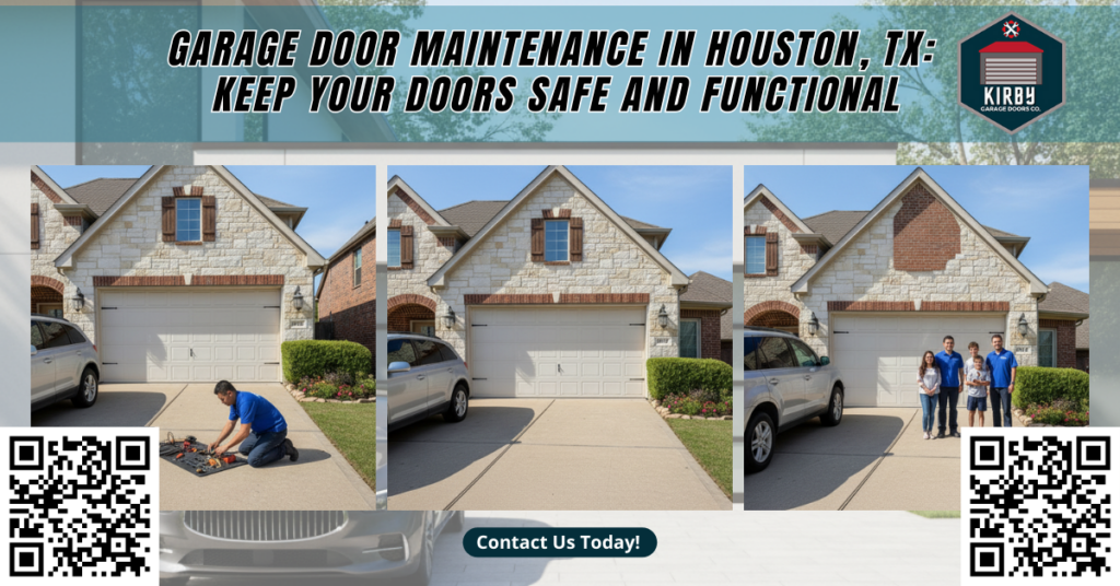 Garage Door Maintenance in Houston, TX: Keep Your Doors Safe and Functional - Kirby Garage Doors Co.