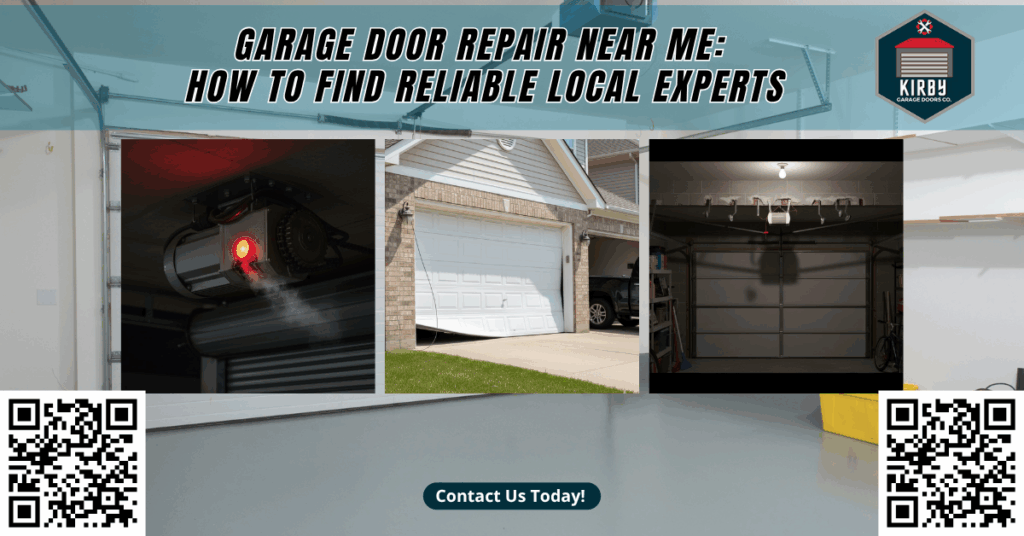 Garage Door Repair Near Me: How to Find Reliable Local Experts - Kirby Garage Doors Co.